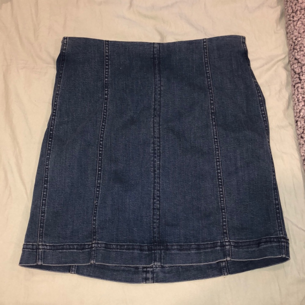 Denim Mini Skirt